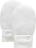 Baby Newborn No Scratch Mittens Stay On Cotton Gloves 0-12 Months | Organic by KARUNEL