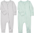 Aablexema Unisex Rayon of Bamboo Baby Footless Pajamas Romper by Aablexema