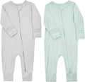 Aablexema Unisex Rayon of Bamboo Baby Footless Pajamas Romper by Aablexema