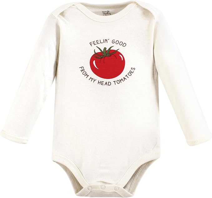 Touched by Nature Unisex Baby Organic Cotton Long-Sleeve Bodysuits - Image 6