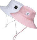 Baby Sun Hat Smile Face UPF 50+ Toddler Bucket Hat by MaxNova