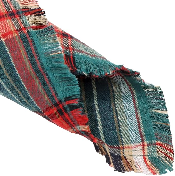 Christmas Dog Bandana Plaid Reversible Triangle Bibs Scarf Accessories - Image 3