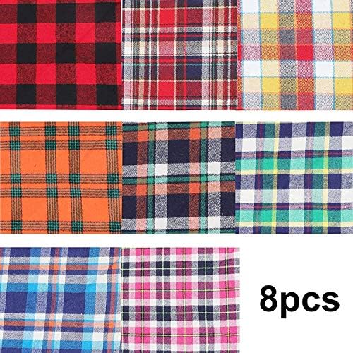 8 Pack Dog Bandanas Large, VIPITH Fall Christmas Dog Bandanas Boy | Classic - Image 2