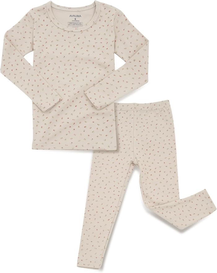 AVAUMA Baby Boys Girls Pajama Set 6M-7T Kids Cute Toddler Snug fit Pattern by AVAUMA