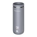 Baby Brezza Portable Warmer – 67% Faster Baby Bottle Warming - Travel Breastmilk and Formula Warmer - Safe, Even Heating - Up to 9oz - No Adapters, Grey