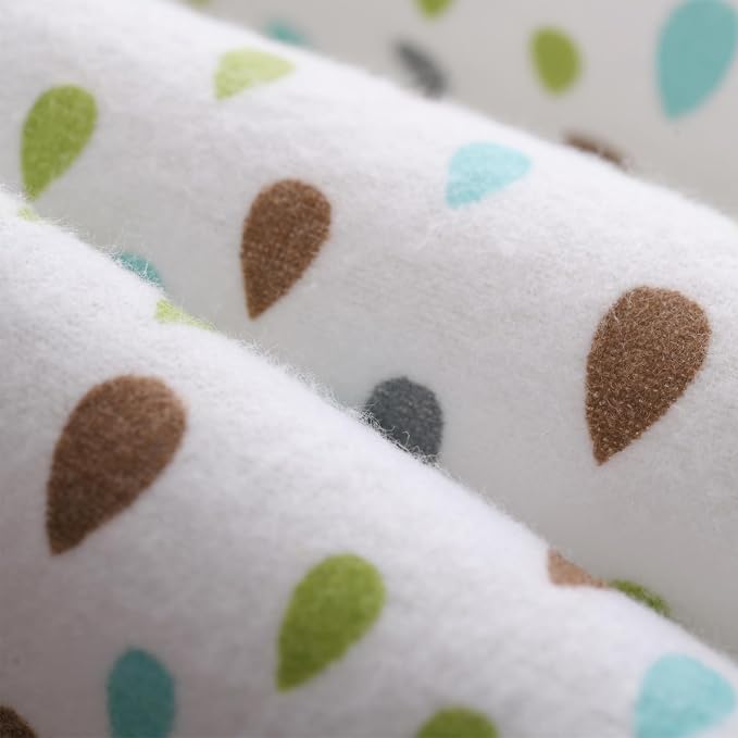 Gina Era Cotton Flannel Receiving Blankets Baby 8 Pcs, Baby Swaddle Blankets - Image 2