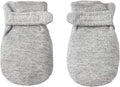 Newborn Baby No Scratch Mittens Stay On, 100% Cotton Breathable, Adjustable by Reyow