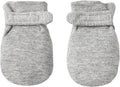 Newborn Baby No Scratch Mittens Stay On, 100% Cotton Breathable, Adjustable by Reyow