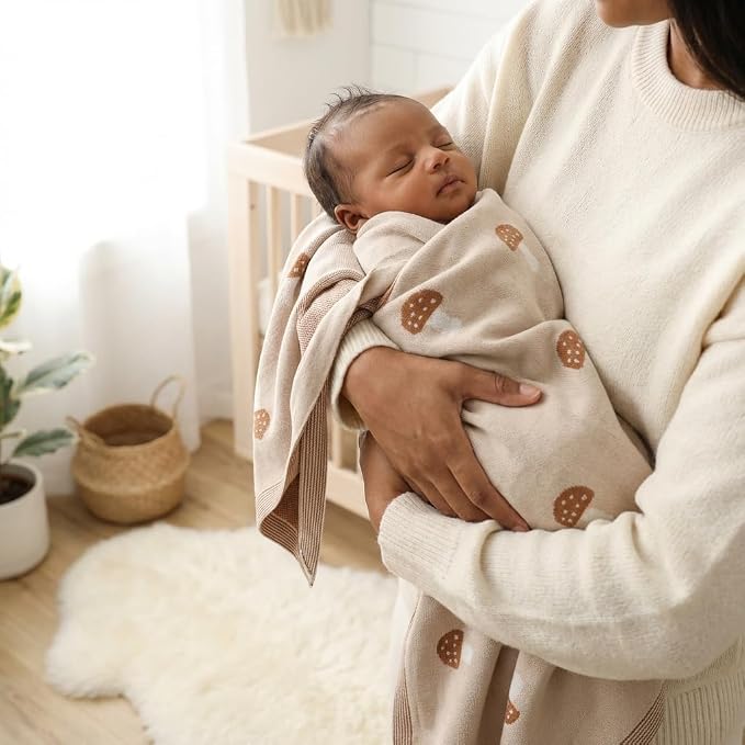 Unisex Baby Swaddle Blanket 100% Cotton Buttery Soft Cozy Receiving Swaddle - Image 4