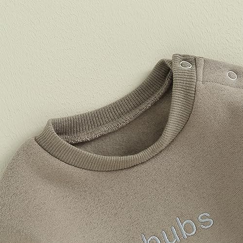 VISGOGO Newborn Infant Baby Boy Oversized Romper Sweater Bodysuits Coming Home - Image 5