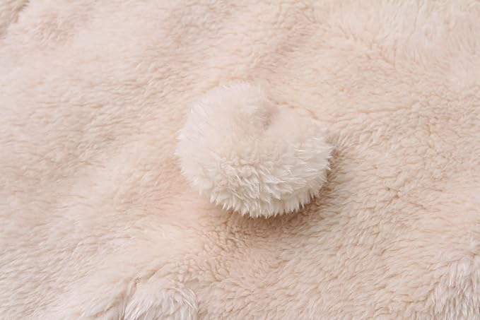 Baby Furry Jumpsuit Infant Bear Onesies Zipper Long Sleeve One-Piece Romper - Image 8