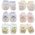Cute Boys Girls Cotton No Scratch Gloves Drawstring Adjustable Mittens by Adeimoo