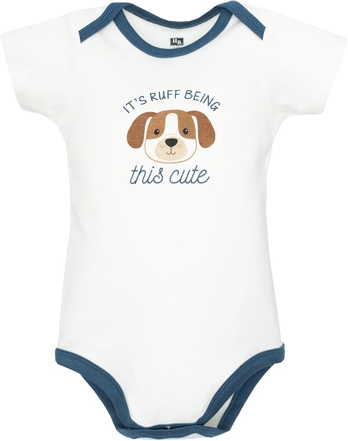 Hudson Baby Unisex Baby Cotton Bodysuits 5-pack - Image 3