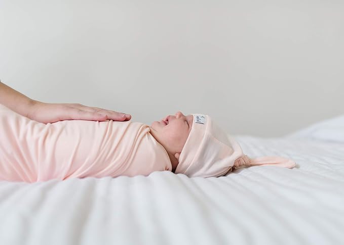 Copper Pearl Swaddle Blankets for Newborns | Soft Stretchy Receiving Blankets - Image 7