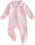 Seyurigaoka Newborn Baby Boy Girl Romper Long Sleeve Zipper Jumpsuit by SEYURIGAOKA