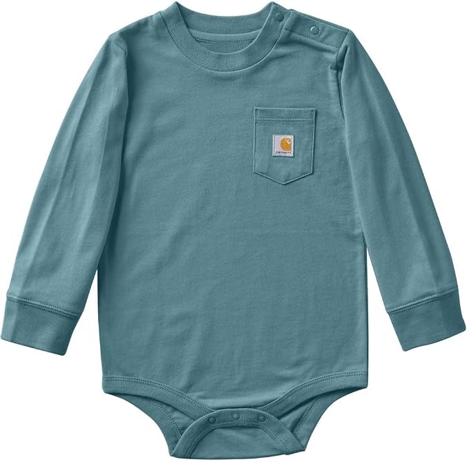 Carhartt Long-Sleeve Pocket Bodysuit | 100% Cotton | Made From Breathable by Carhartt