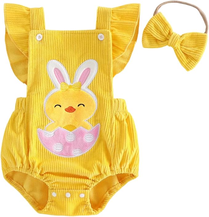 YINGISFITM My First Halloween Baby Girl Outfit Newborn Pumpkin Bubble Romper by YINGISFITM