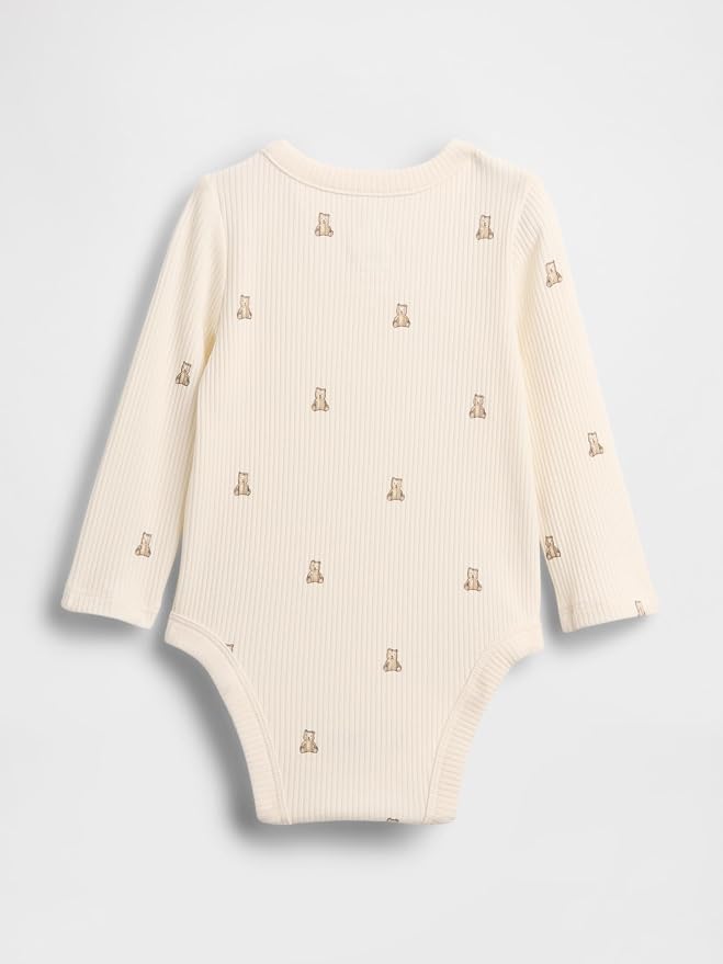 GAP Unisex Baby Long Sleeve Kimono Bodysuit - Image 2