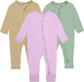 GUISBY Baby Rayon Footless Snug Sleepers, 2-Way Zip Footless Pajamas 3-Pack | by GUISBY