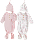 2-Pack Baby Sleeper knotted Gown Boy Girl Nightgown by Merqwadd