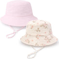 Baby Sun Hat Infant Toddler Summer Cotton Yarn Bucket Hat by DANMY