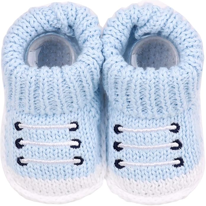 Infant Baby Boys Girls Knitted Booties Soft Cute First Walking Socks Shoes | by WaiHeikki