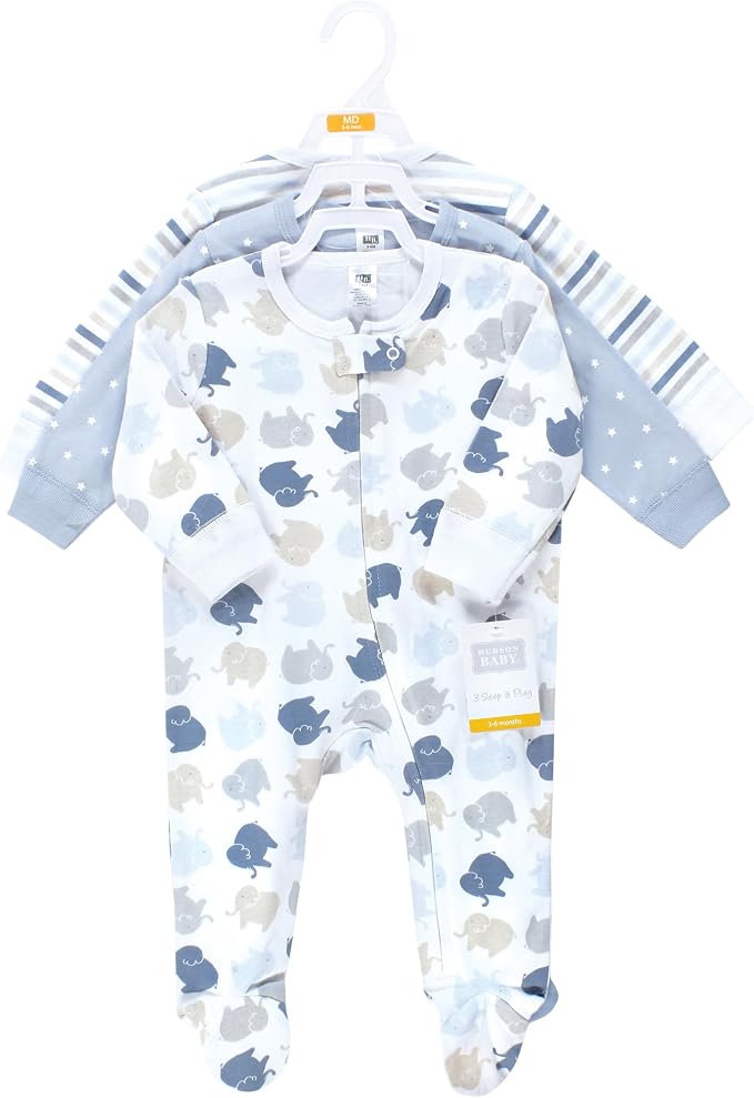 Hudson Baby Unisex Baby Cotton Sleep and Play - Image 2