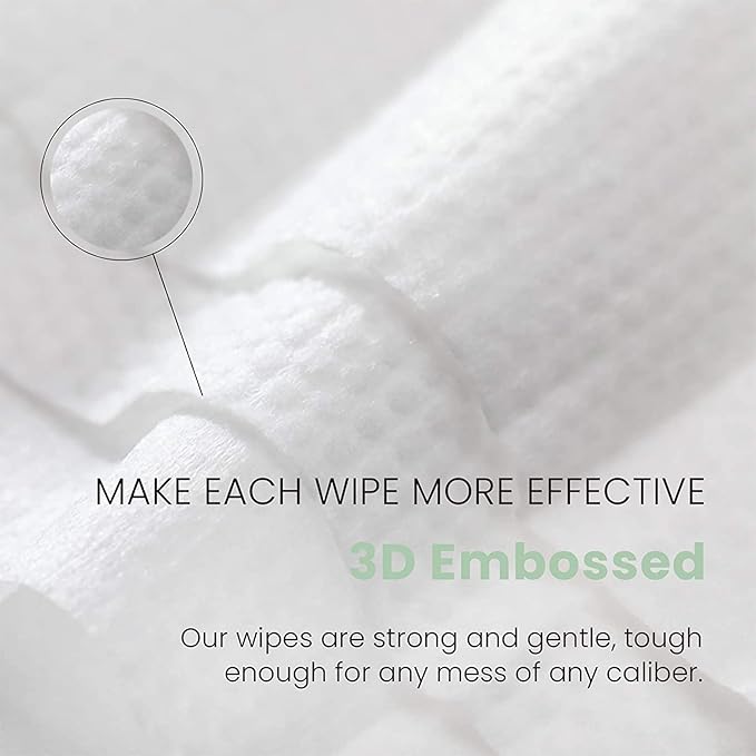 Parasol Clean+Pure Natural Baby Wipes, 99.9% Reverse-Osmosis Water, pH Balanced, Hypoallergenic Wipes, Plant Based, Alcohol-Free and Perfect for Sensitive Skin, 600 Count (10 Packs of 60)
