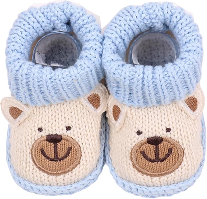 Infant Baby Boys Girls Knitted Booties Soft Cute First Walking Socks Shoes | by WaiHeikki