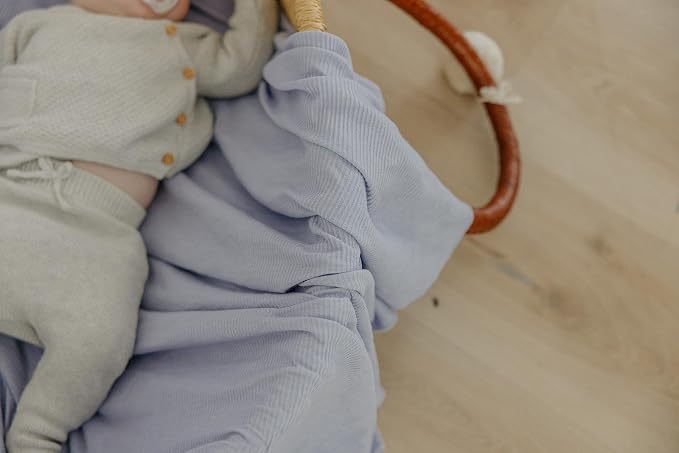 Copper Pearl Swaddle Blankets for Newborns | Soft Stretchy Receiving Blankets - Image 5