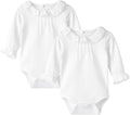 pureborn Baby Romper Bodysuits 2-Pack Unisex Soft Cotton One-Piece Outfit by pureborn