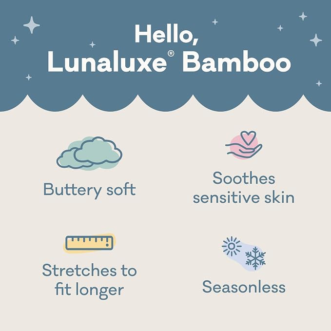 Little Sleepies Pajamas for Baby Boys & Girls, Viscose from Bamboo Baby Pajamas - Image 4