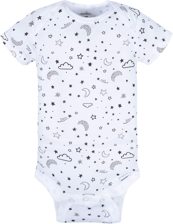 Gerber Baby Boys 8-Pack Short Sleeve Onesies Bodysuits - Image 2