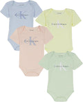 Calvin Klein baby-boys 4 Pack Bodysuit by CalvinKlein
