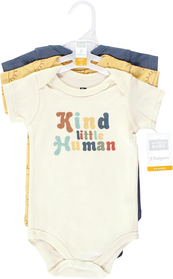 Hudson Baby Unisex Baby Cotton Bodysuits - Image 2