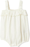 Amazon Essentials x Sofia Grainge Baby Girls' Cotton Gauze Sleeveless Romper by AmazonEssentials