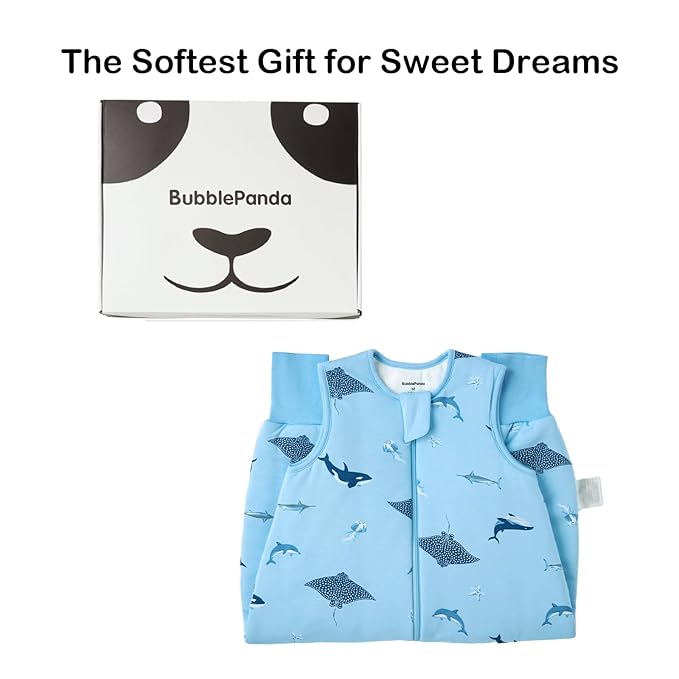 BubblePanda Rayon Made from Bamboo Toddler Sleep Sack with Feet 24-36 Months 1.0 Tog Ultra Soft Toddler Sleeping Sack 2t-3t Sleep Bag Walker Quilted Wearable Blanket with Legs 2-Way Zipper Lightweight