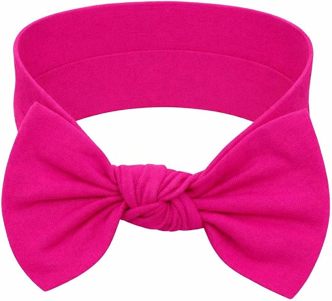 Baby Girl Headbands-Infant, Toddler Cotton Handmade Hairbands by BGBabygiz