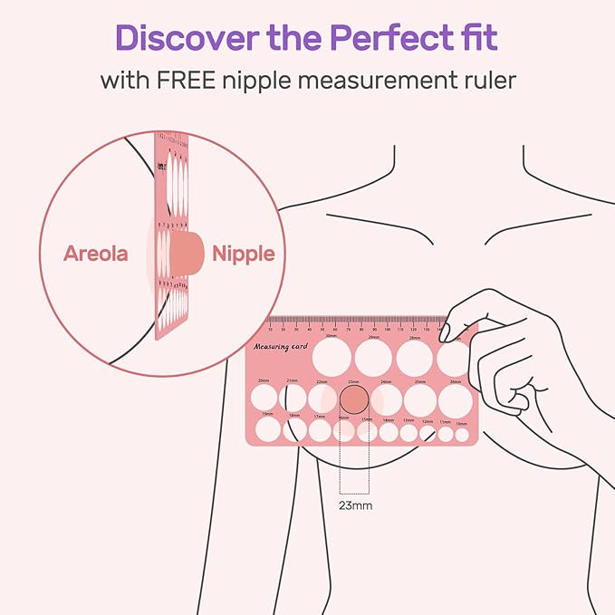 Nuliie 8PCS Silicone Flanges Insert Replacement Kit, Flange Sizing Kit 21mm for 24mm Flange/Shield Breast Pumps, Pumping Essential Kit for Moms