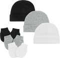 Zando Anti-Scratch Baby Hats Mittens Warm Newborn Infant Boys Girls 0-6M | by ZANDO