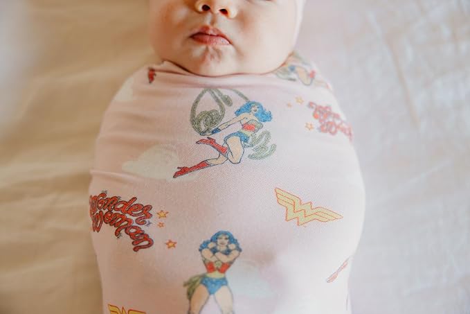 Copper Pearl Swaddle Blankets for Newborns | Soft Stretchy Receiving Blankets - Image 5