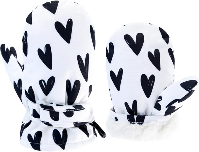BAVST Toddler Waterproof Mittens Fleece Lined Baby Boys Girls Winter Warm Glove by BAVST
