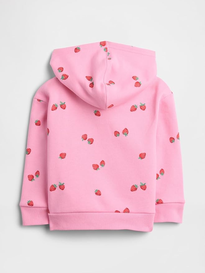 GAP Baby Girls' Logo Hoodie Hooded Full Zip Sweatshirt - Image 2