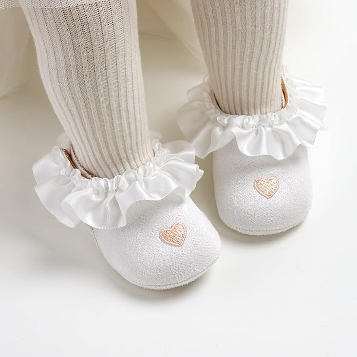 Ohwawadi Infant Baby Boys Girls Slippers Cozy Fleece Booties Soft Bottom Warm - Image 3