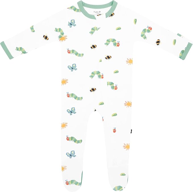 KYTE BABY Infant and Toddler Dual Zipper Footie, Ultra-Soft Rayon Made From by KYTEBABY