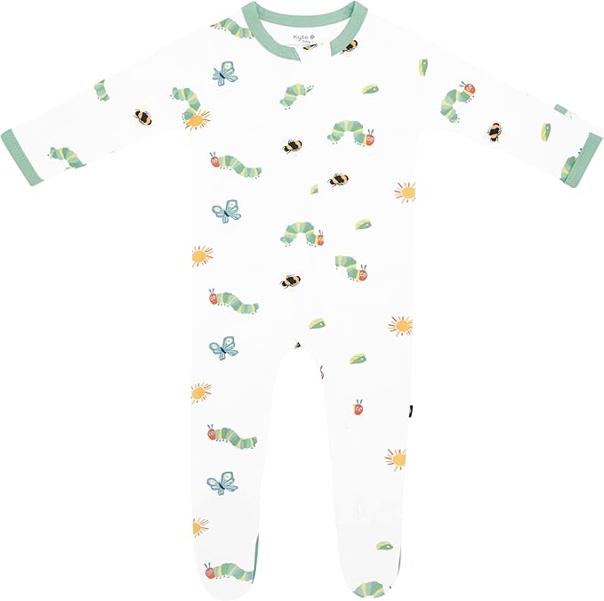 KYTE BABY Infant and Toddler Dual Zipper Footie, Ultra-Soft Rayon Made From by KYTEBABY