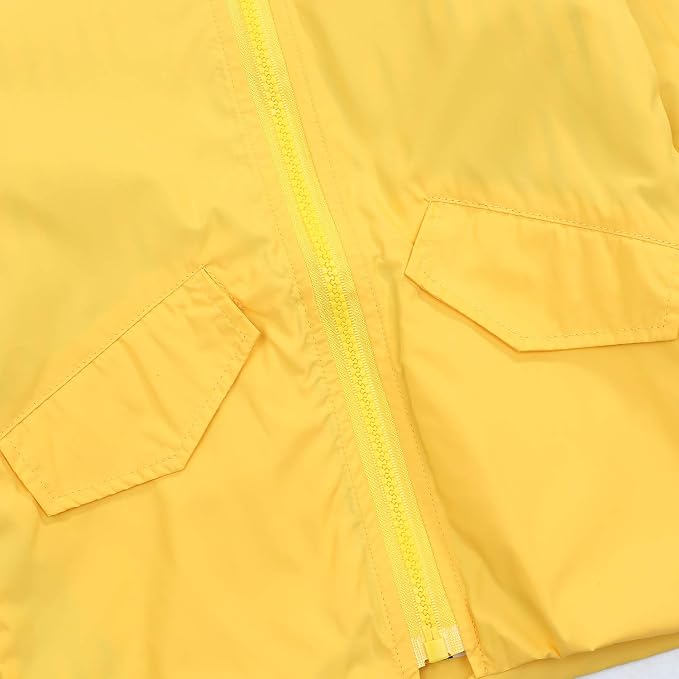 YOUNGER TREE Toddler Baby Boy Girl Duck Raincoat Cute Cartoon Hoodie Zipper - Image 7