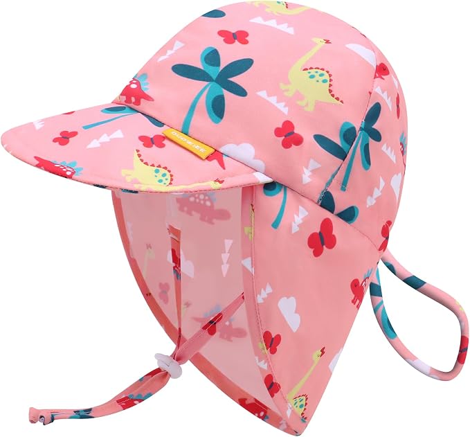 Duoyeree UPF 50+ Baby Sun Hat, Ear & Neck Protection by Duoyeree