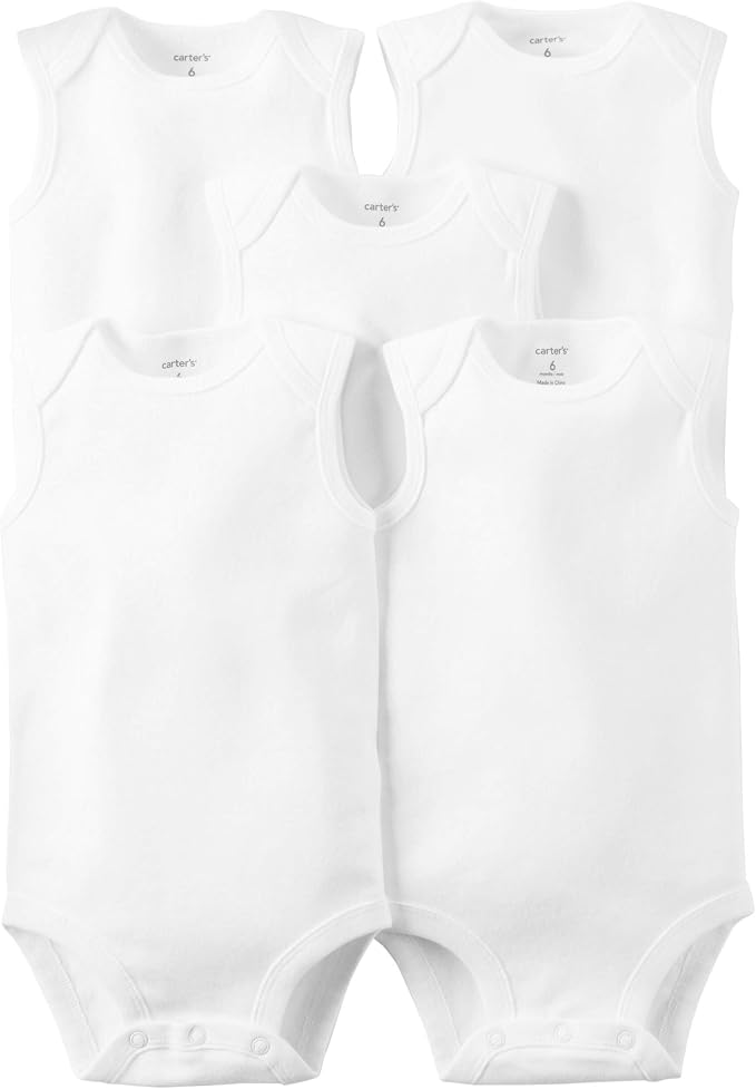 Carter's Baby Boys 5-Pack Original Short Sleeve Bodysuits - Image 2