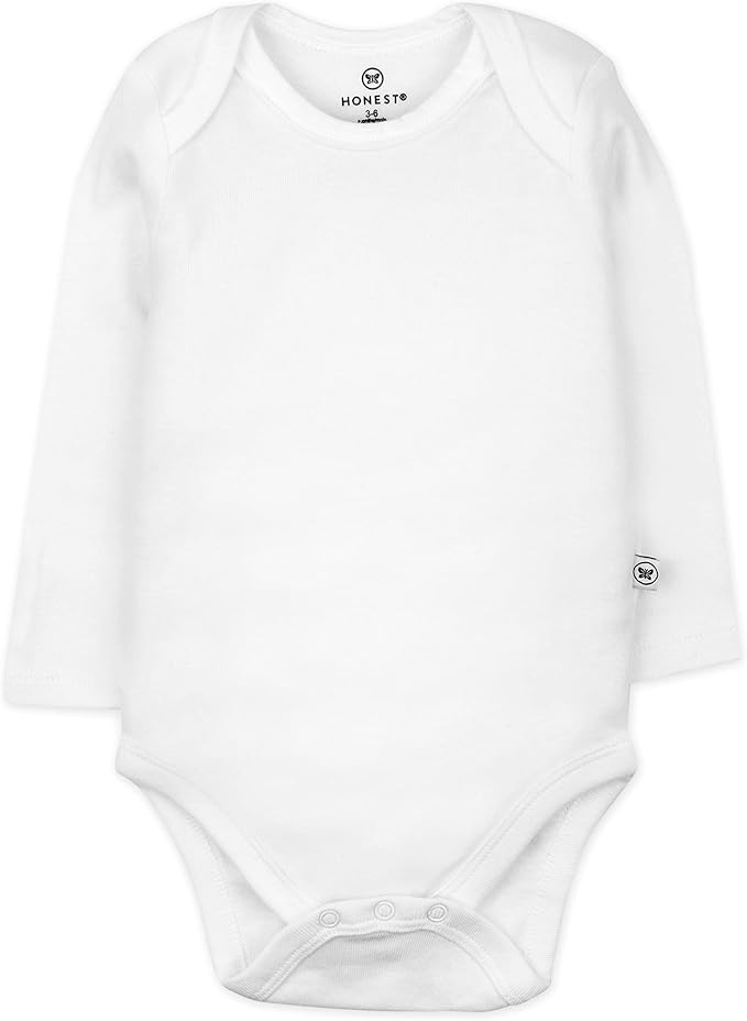 HonestBaby baby-girls 5-pack Long Sleeve Bodysuits One Piece 100% Organic Cotton - Image 3